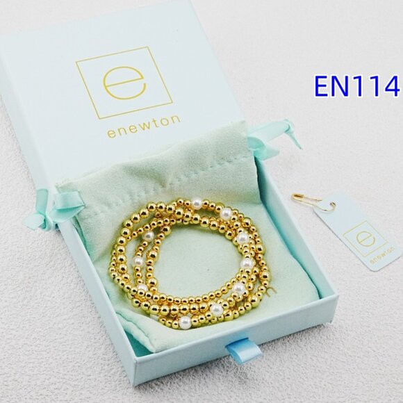 Enewton White Pearl Four-Piece Bracelet Set - Picture 4 of 6